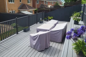 new-grey-composite-decking-seating-area-installed-south-wales